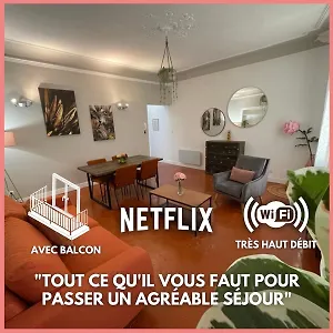T2 / 58 M2 / 4 Personnes , Aix-en-Provence France